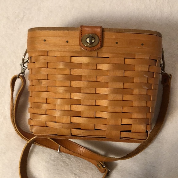 Vintage handmade Longaberger basket crossbody purse with all original inserts - Picture 15 of 16